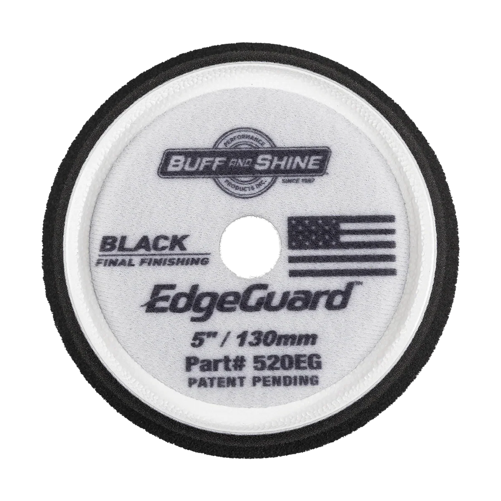520EG - 5" Black EdgeGuard™ Foam Pad - Final Finishing