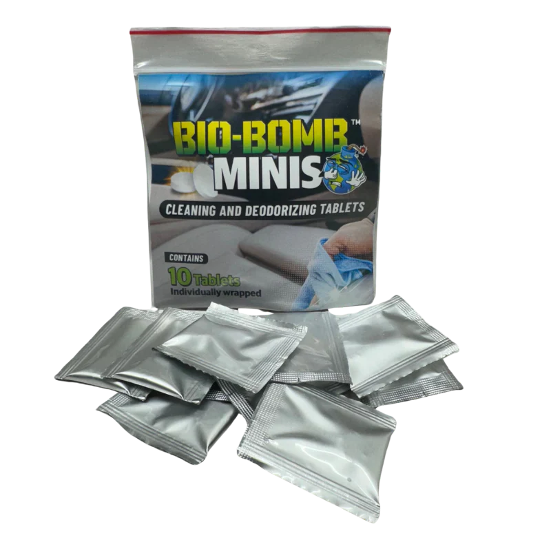 Bio-Bomb Minis: Dissolvable Cleaning & Deodorizing Tablets