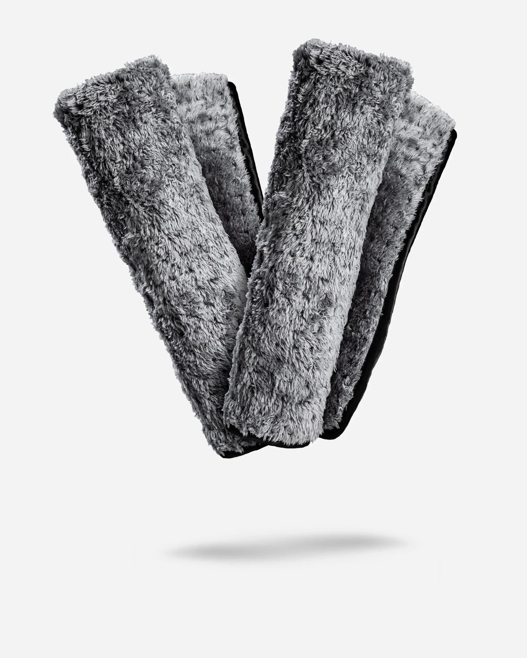 Adam's Plush Waffle Microfiber Towel (Grey)