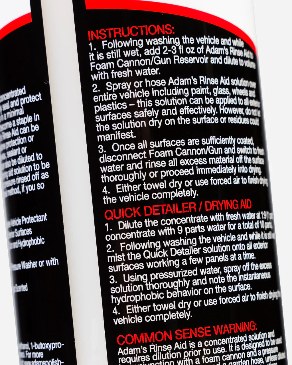 Adam's Rinse Aid