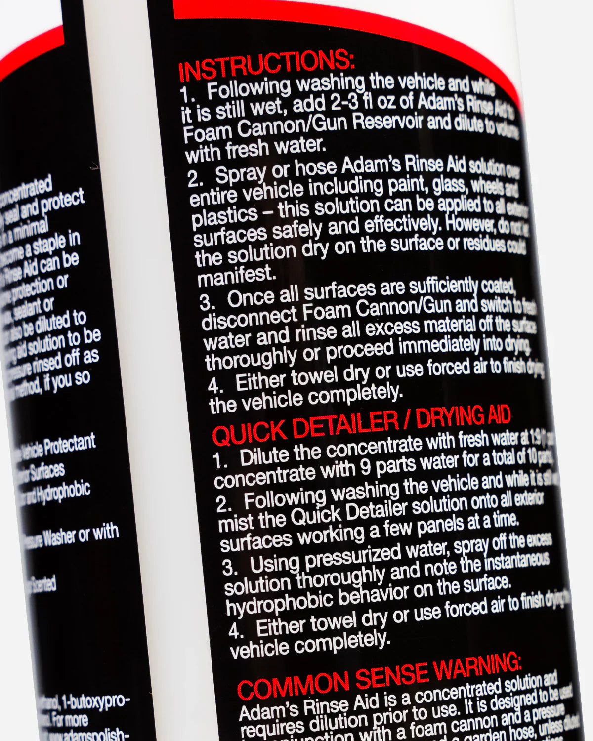 Adam's Rinse Aid